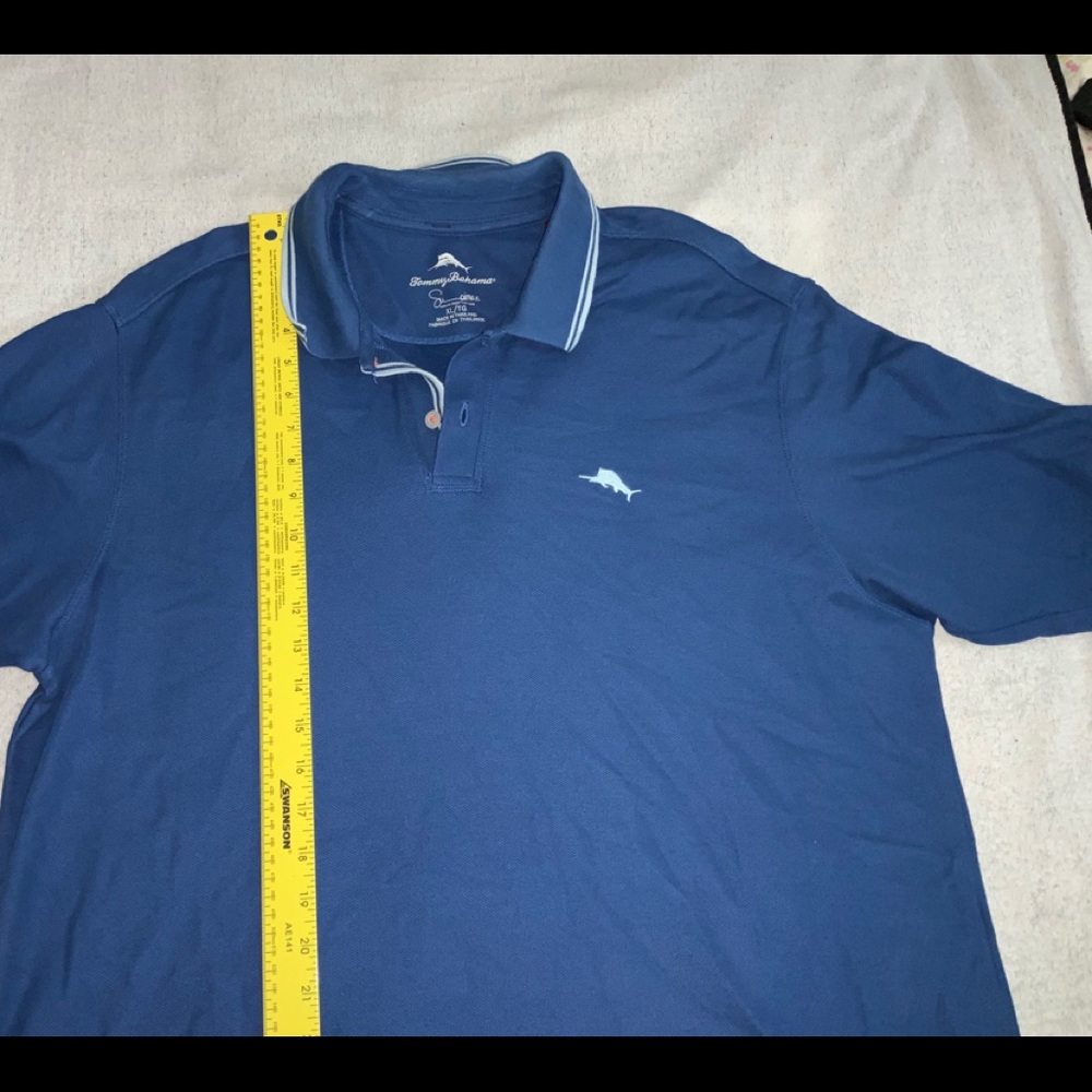 TOMMY BAHAMA Polo Shirt Mens XL Used EUC Supima